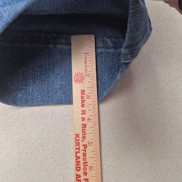 Signature Levi Strauss Women's Stretch Mid-Rise Slim Blue Jeans Sz 40/28 VINTAGE - Picture 8 of 11